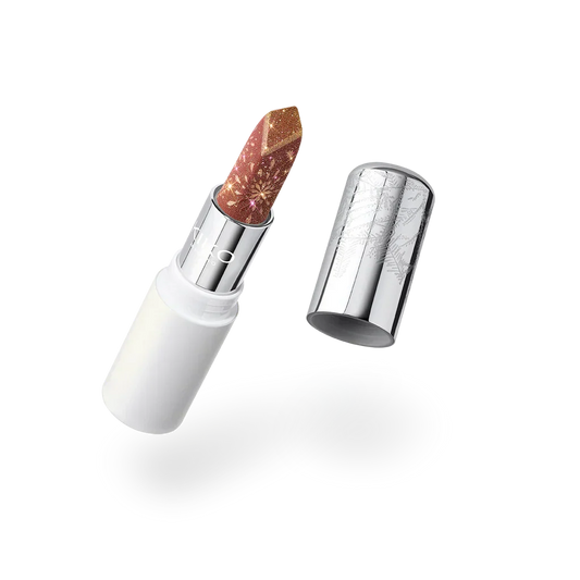 Kiko Snow-Kissed Holiday Sparkly Peaks Lipstick