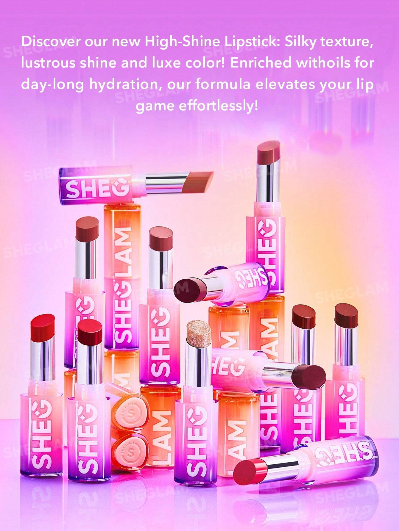 Sheglam Mirror Kiss High-Shine Lipstick