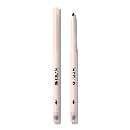 SHEGLAM Gel Glide Eyeliner Pencil Creamy Waterproof Smudgeproof Longwearing Eyeliner-Brown
