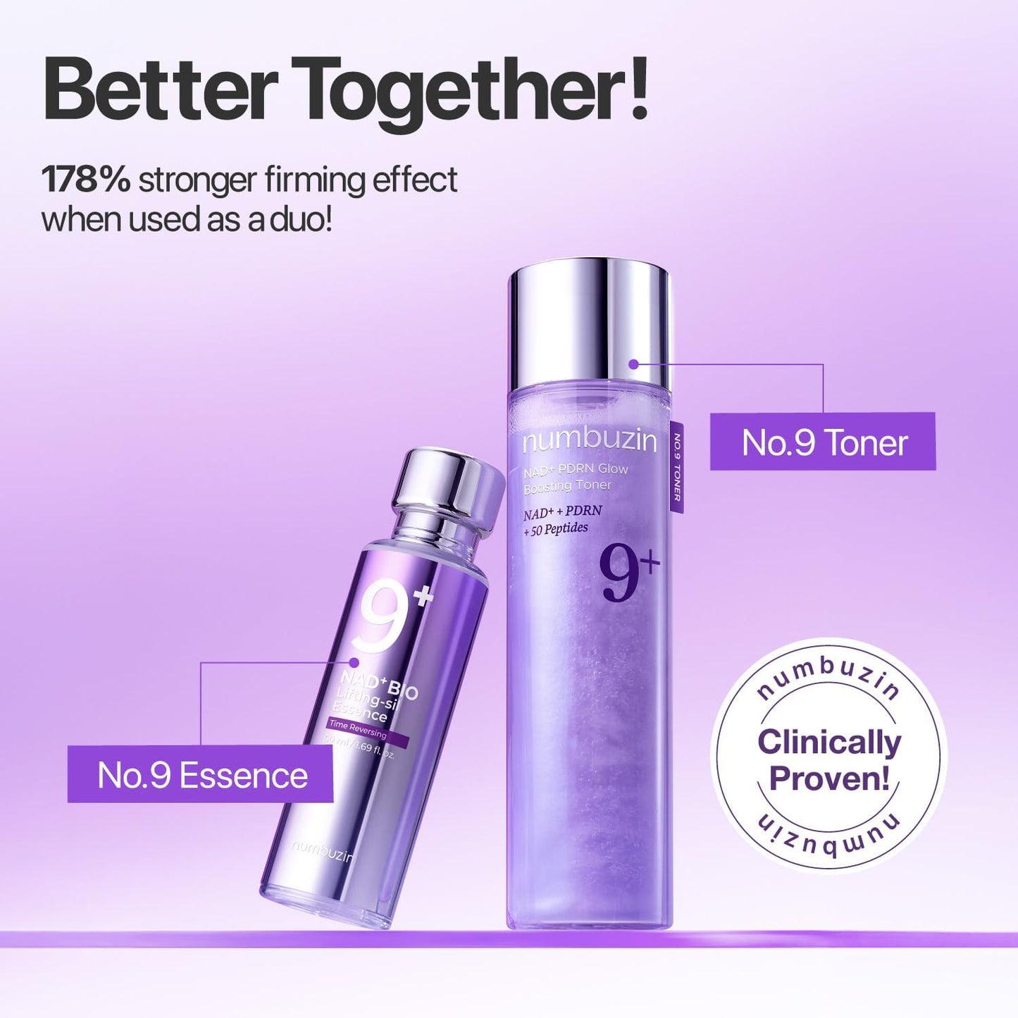 Numbuzin No.9 NAD+ Salmon PDRN Glow Boosting Toner