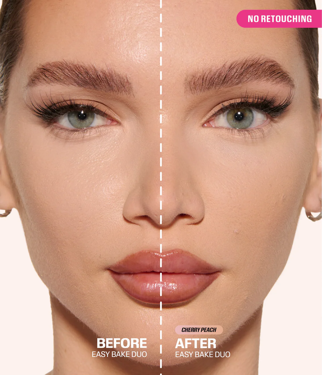 Huda Beauty - Easy Bake Duo Loose Powder - Cherry Peach
