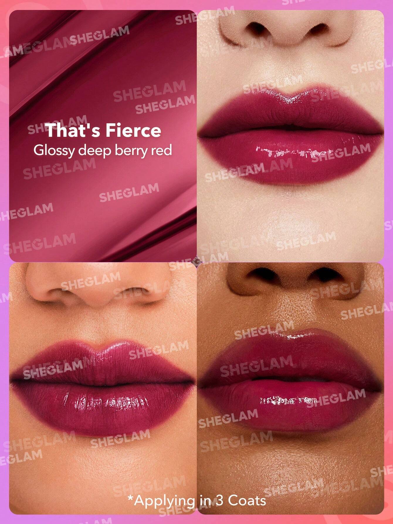Sheglam Mirror Kiss High-Shine Lipstick