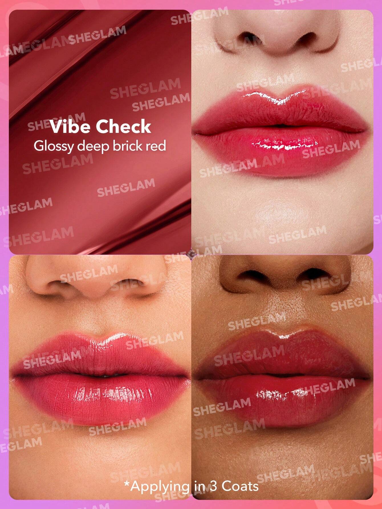 Sheglam Mirror Kiss High-Shine Lipstick