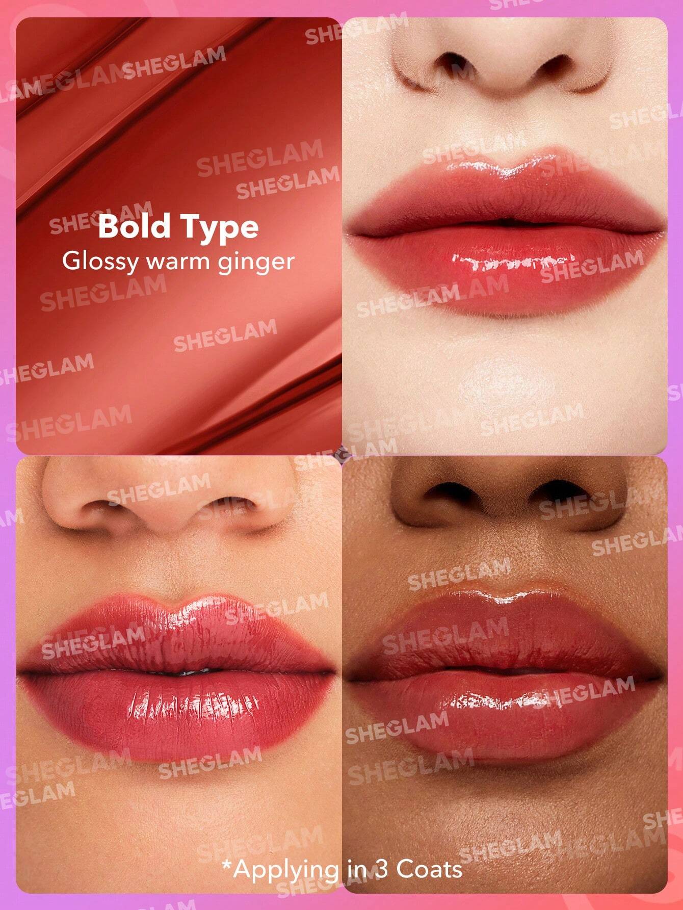 Sheglam Mirror Kiss High-Shine Lipstick