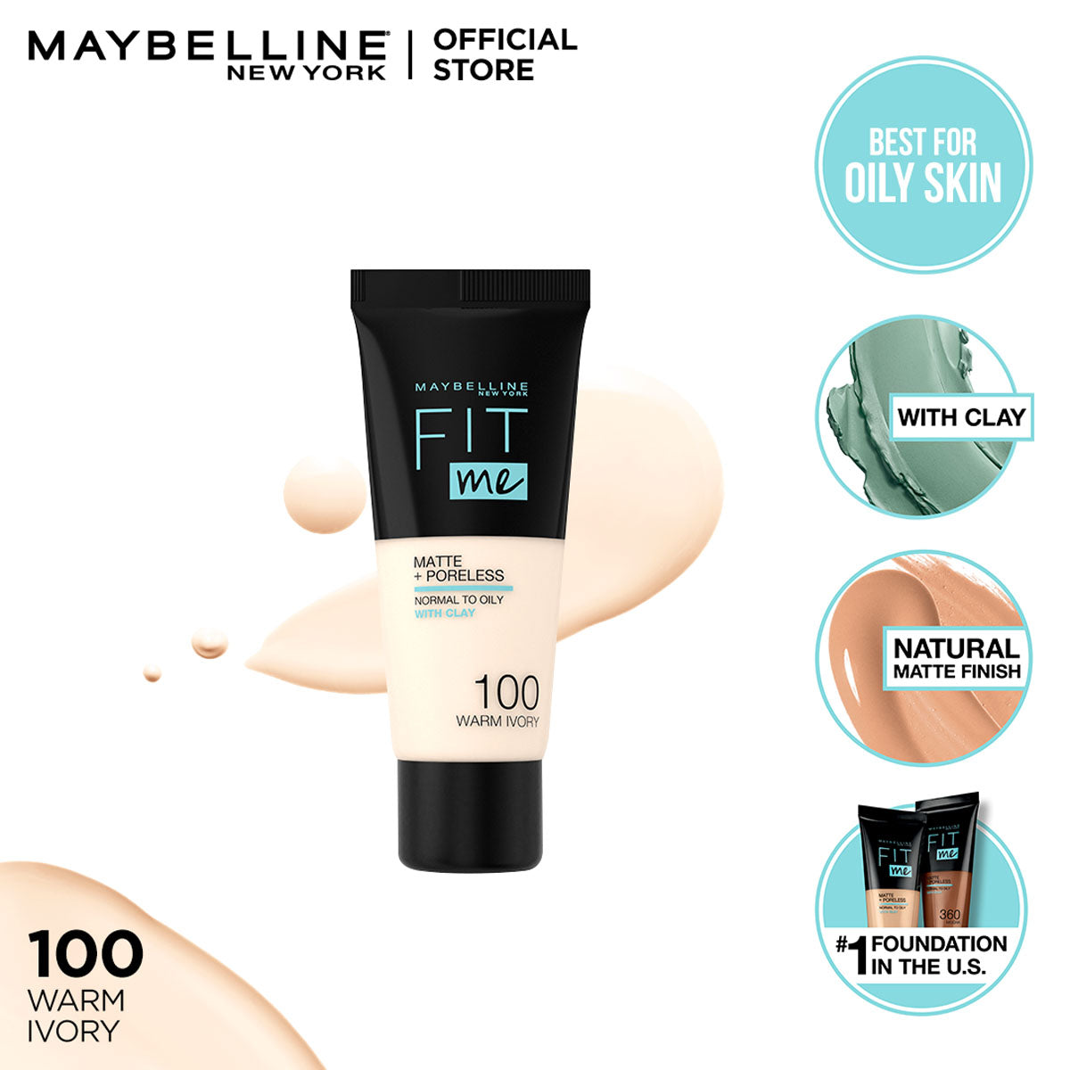 Maybelline Fit Me Matte & Poreless Liquid Foundation
