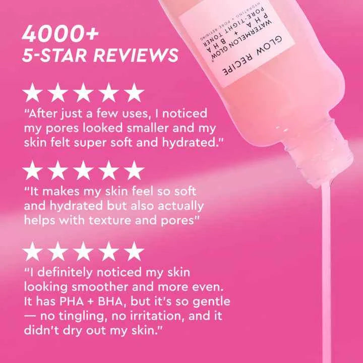 GLOW RECIPE Watermelon Glow PHA+BHA Pore-Tight Toner