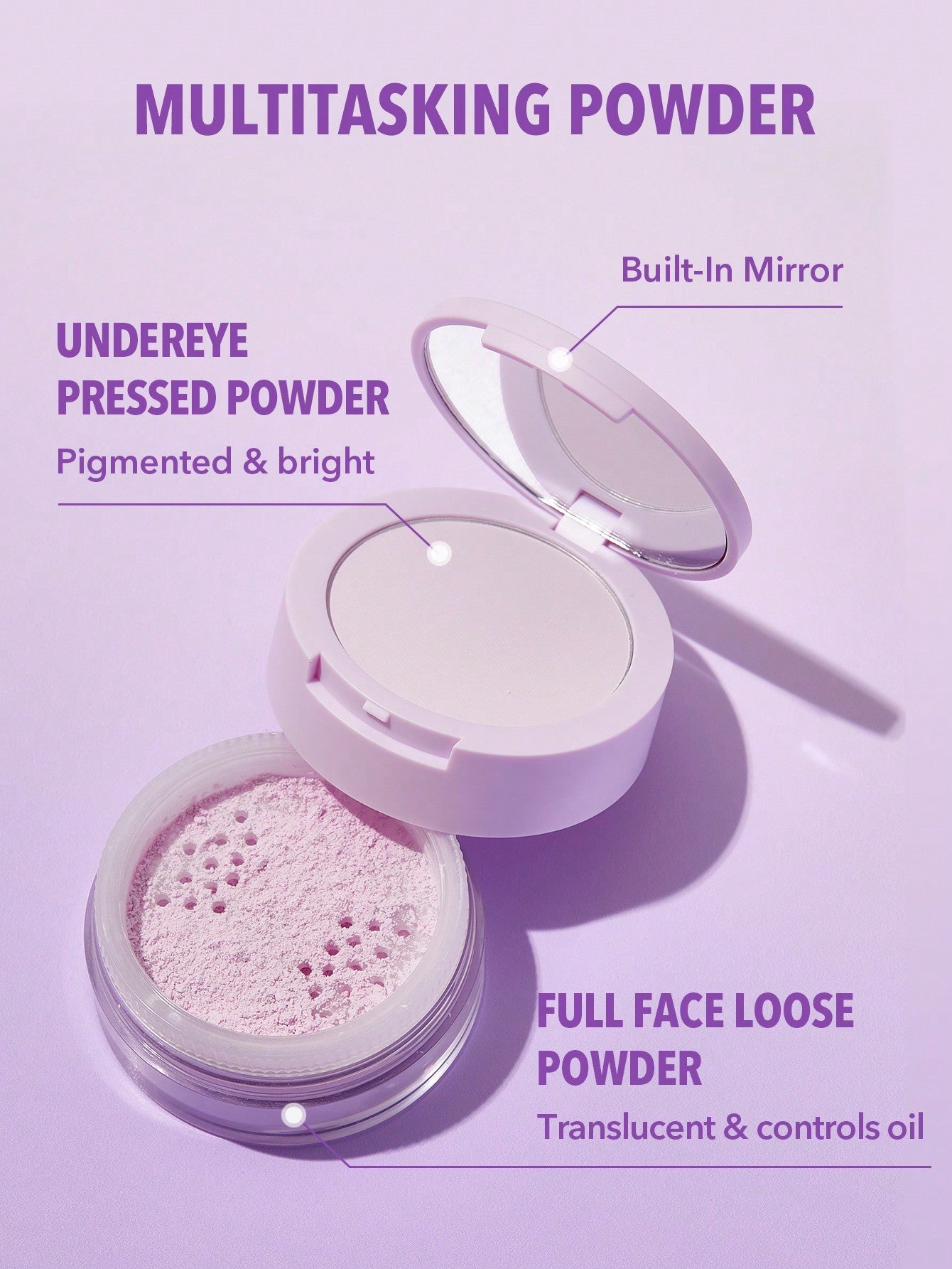 Sheglam Insta-Ready Face & Under Eye Setting Powder Duo