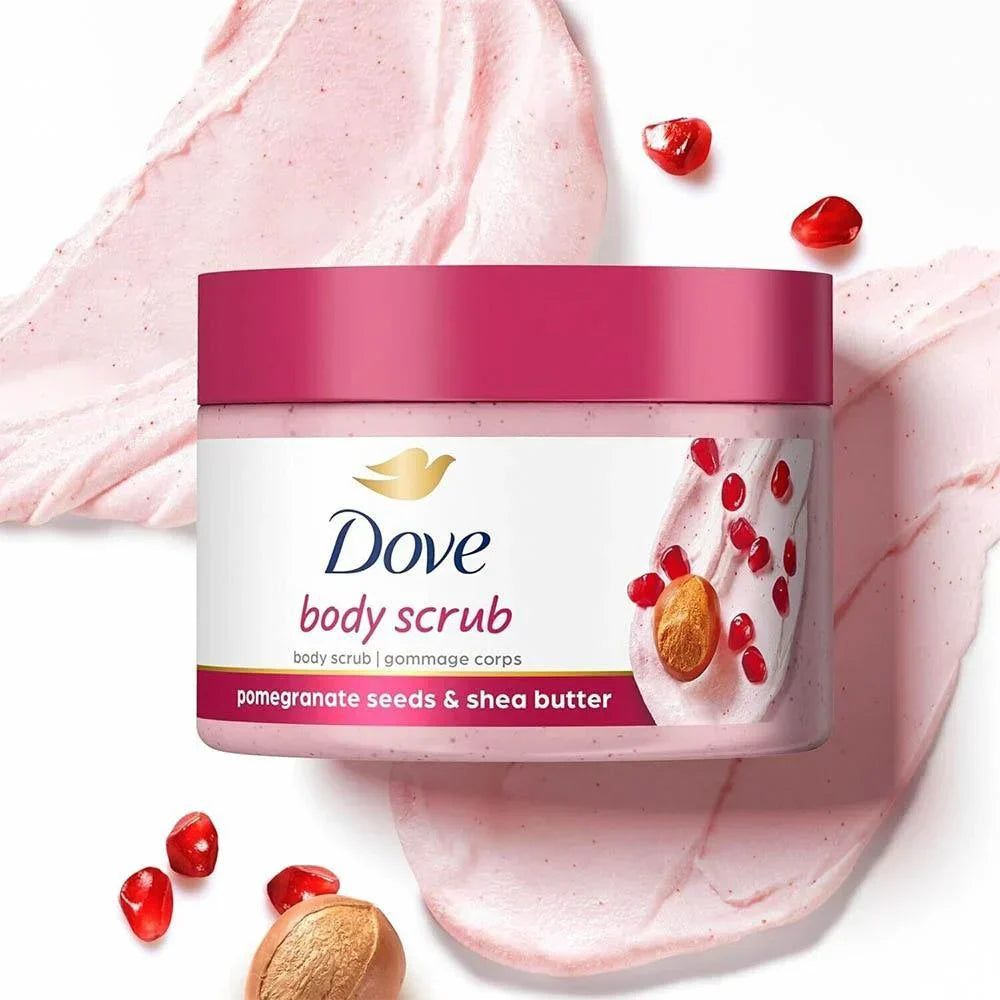 dove POMEGRANATE & SHEA BUTTER Scrub