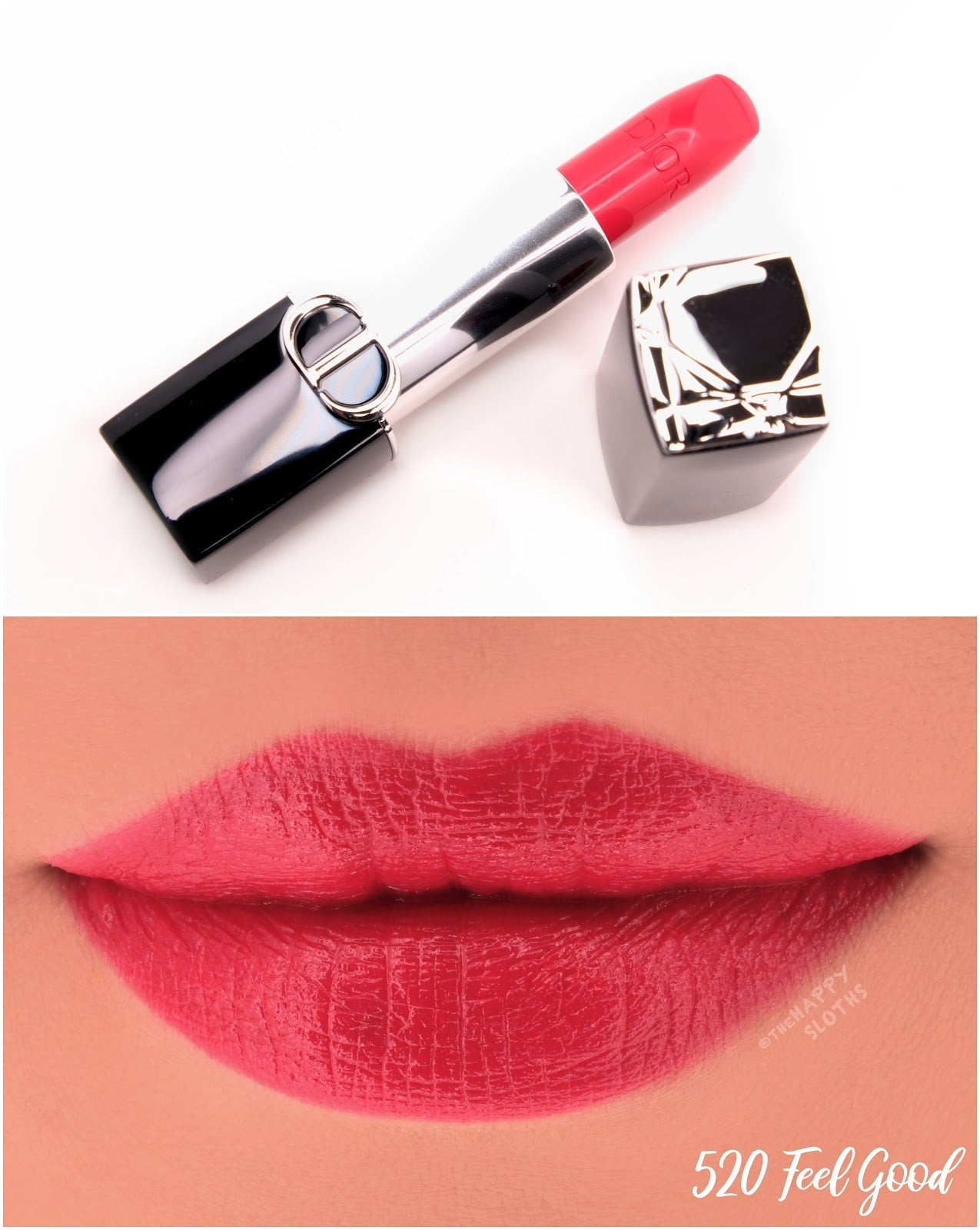 Dior Rouge Couture Satin Color Lipstick 520 feel good