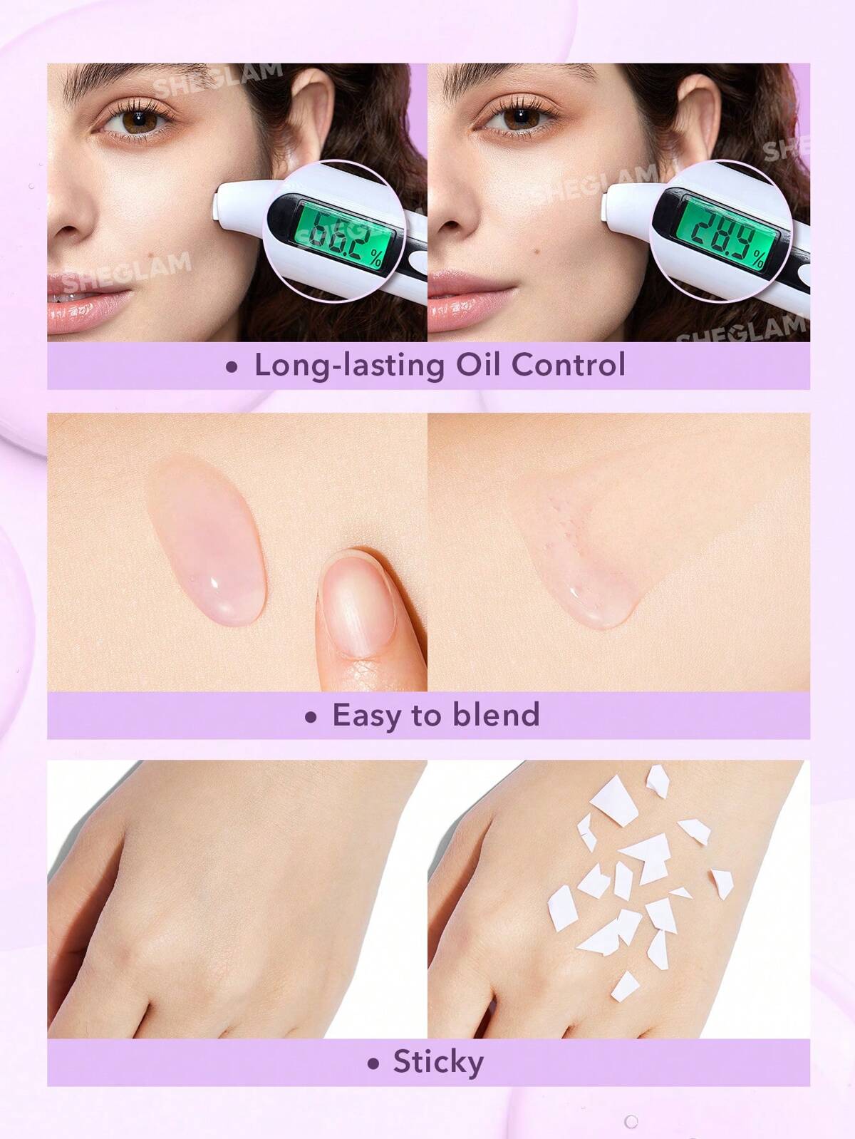 SHEGLAM Good Grip Hydrating Primer Blueberry 45Ml